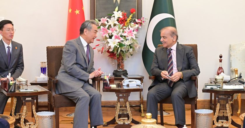 Prime Minister Meets Chinese Foreign Minister Wang Yi