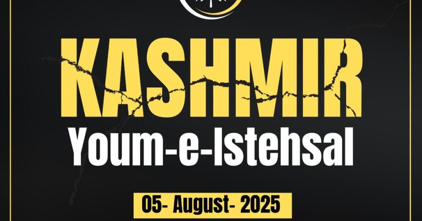 Sixth anniversary of India’s illegal and unilateral actions of 5 August 2019 in Indian Illegally Occupied Jammu and Kashmir