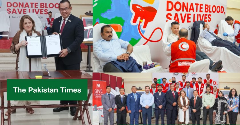 Blood Donation on Independence Day Celebration: Indonesian Embassy and PRCS Sign MoU on Humanitarian Cooperation