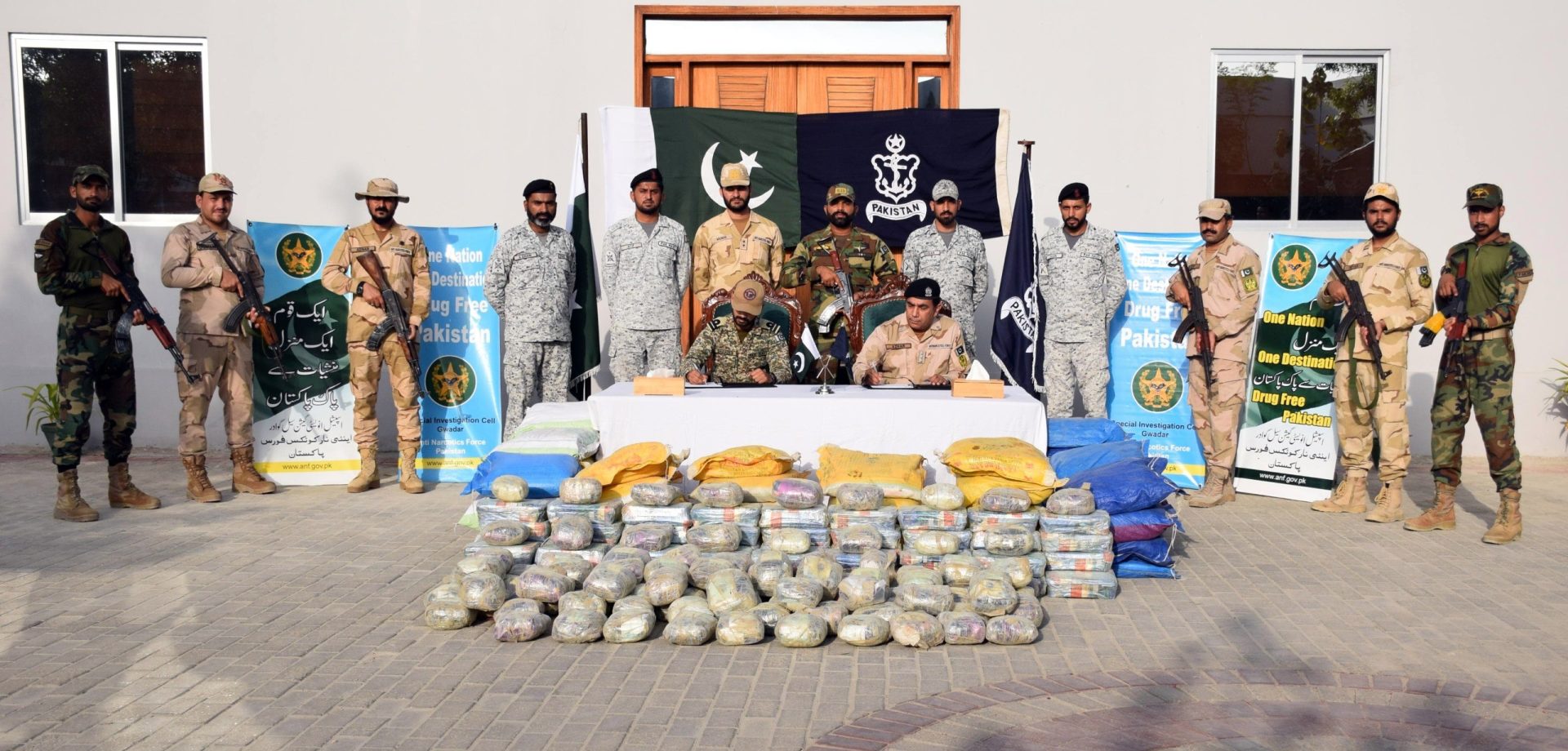 JOINT ANTI-NARCOTICS OPERATION BY PAKISTAN NAVY AND ANTI NARCOTICS FORCE
