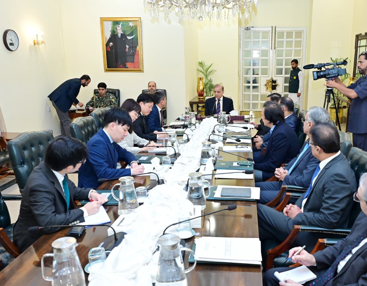Prime Minister Muhammad Shehbaz Sharif met with Mr. Taro Kato, Director General, Mining and Metal Finance Department of the Japan Bank for International Cooperation