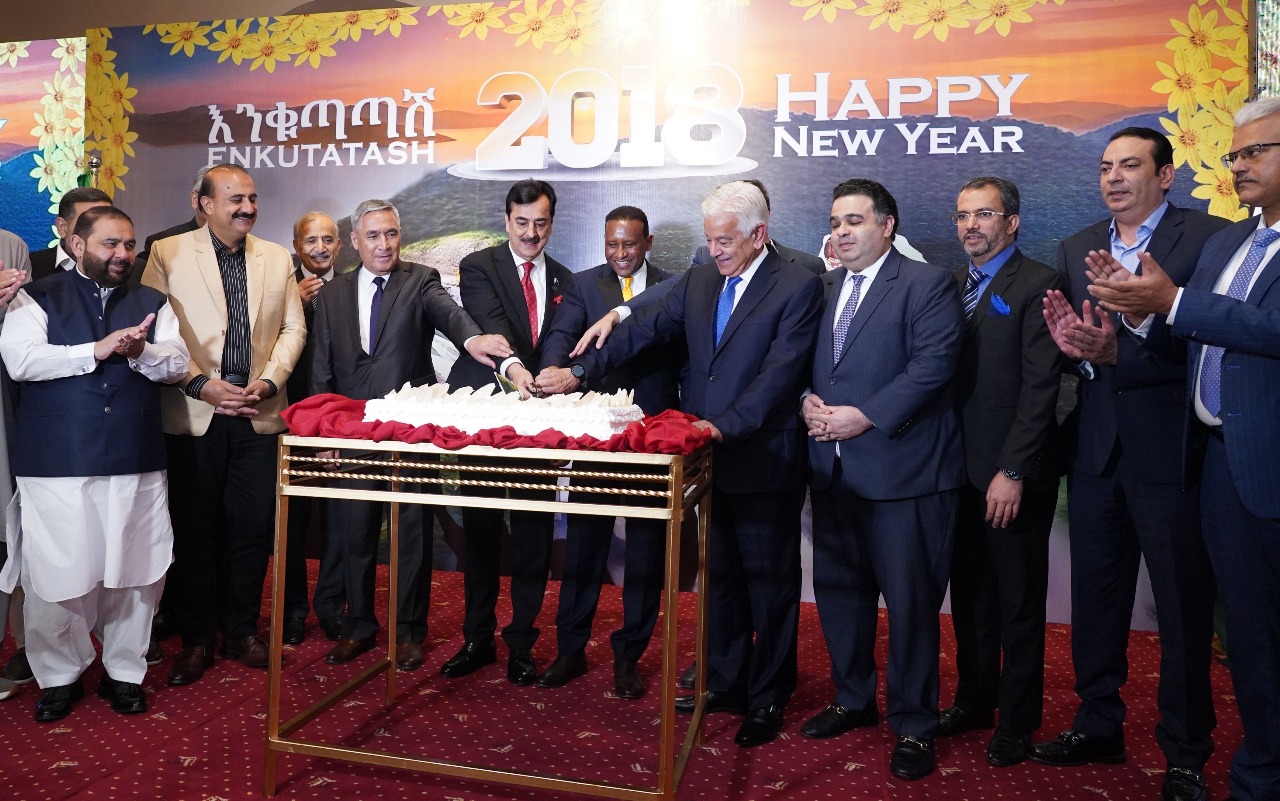Here’s a polished **news-style press release draft** of your provided content for clarity and flow: --- **Embassy of Ethiopia Hosts Grand Reception in Islamabad to Mark Enkutatash 2018, GERD Inauguration, and Unity Day** *Islamabad, September 2025* — The Embassy of the Federal Democratic Republic of Ethiopia (FDRE) in Pakistan hosted a grand reception in the federal capital to celebrate the Ethiopian New Year (Enkutatash) 2018, the inauguration of the Grand Ethiopian Renaissance Dam (GERD), and Unity Day. The ceremony, attended by nearly 500 participants, reflected the growing depth of bilateral ties between Ethiopia and Pakistan. H.E. Syed Yousuf Raza Gilani, Chairman of the Senate, graced the occasion as Chief Guest, while H.E. Khawaja Muhammad Asif, Federal Minister for Defence and Aviation, was the Guest of Honour. Other distinguished attendees included H.E. Musadik Masood Malik, Federal Minister for Climate Change and Environmental Coordination; H.E. Ms. Shaza Fatima Khawaja, Federal Minister for IT & Telecommunication; H.E. Aurangzeb Khan Khichi, Federal Minister for Culture and Heritage; H.E. Hamid Asghar Khan, Additional Secretary (Africa), Ministry of Foreign Affairs; and H.E. Murtaza Solangi, Spokesperson for the President. Members of the diplomatic corps, parliamentarians, government officials, media, think tanks, and representatives of the Ethiopian diaspora were also present. In his keynote remarks, H.E. Dr. Jemal Beker Abdula, Ethiopia’s Special Envoy and Ambassador to Pakistan, extended warm New Year greetings and explained Ethiopia’s unique calendar system of 13 months. “By attending today’s gathering, all of us in this room got seven years younger, because Ethiopia is celebrating the start of 2018 today,” he remarked with a smile. He underscored that Enkutatash symbolizes hope and optimism, while highlighting Ethiopia’s historic role as the origin of humankind, the birthplace of coffee, and a land of rich cultural and religious harmony. The Ambassador also spoke of Ethiopia’s contributions to pan-Africanism, regional integration, and global tourism. Elaborating on Prime Minister H.E. Dr. Abiy Ahmed’s Medemer philosophy — which advocates synergizing resources for collective growth — the Ambassador described the GERD as a “powerful manifestation of Medemer.” He emphasized that the dam, financed entirely by Ethiopians, would not significantly impact downstream nations and reaffirmed Ethiopia’s commitment to equitable water utilization and regional energy connectivity. Reiterating Ethiopia’s strong ties with Pakistan, he noted expanding cooperation in trade, investment, education, culture, climate change, peace, and security. Addressing the gathering, Chairman Senate H.E. Syed Yousuf Raza Gilani lauded Ethiopia’s achievements, recalling centuries-old trade and cultural linkages now being revitalized under Pakistan’s “Look Africa Policy.” He expressed optimism for deeper collaboration in renewable energy, agriculture, and parliamentary exchanges. “The Grand Ethiopian Renaissance Dam is not merely a structure of concrete and steel — it is a symbol of Ethiopia’s determination, collective vision, and progress,” he said, congratulating Ethiopia on the successful inauguration. The event concluded with a renewed commitment from both nations to strengthen their bonds for shared peace, prosperity, the pakistan times news