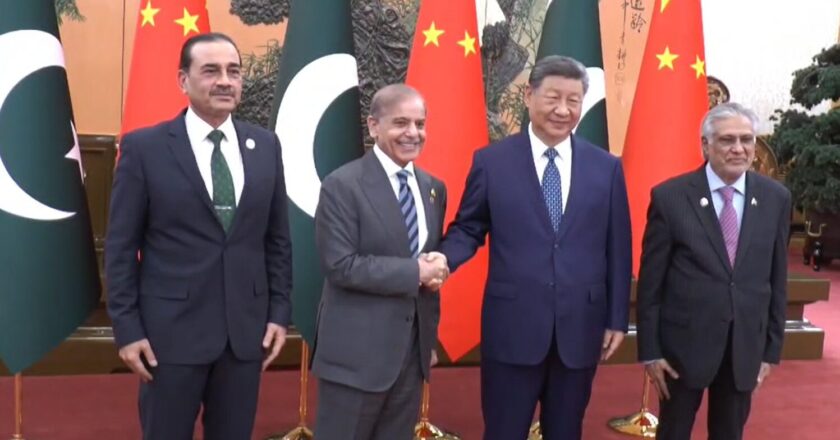 Prime Minister Shehbaz Sharif meets President Xi Jinping in Beijing