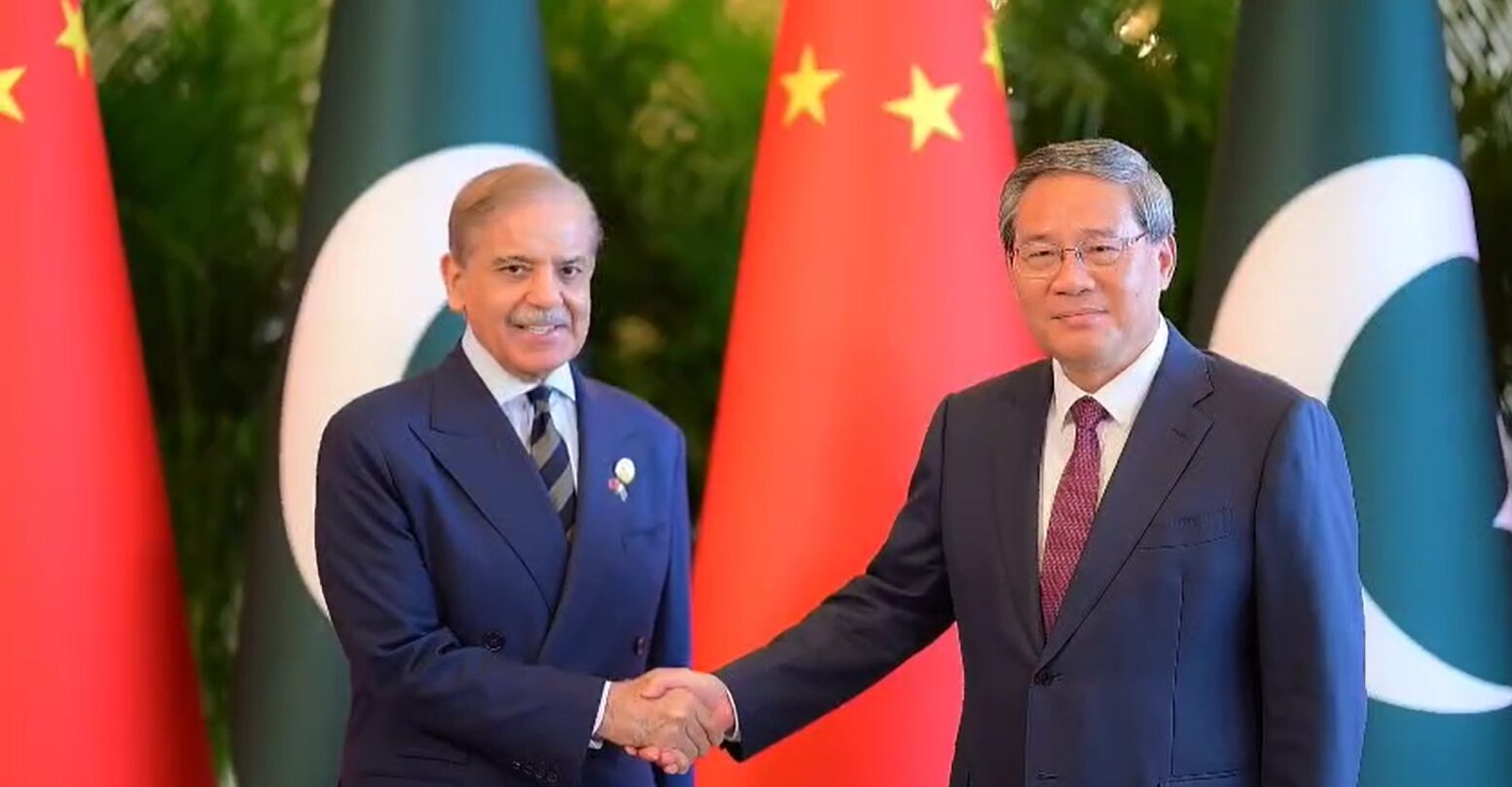 Prime Minister Shehbaz Sharif Meets Chinese Premier Li Qiang in Beijing