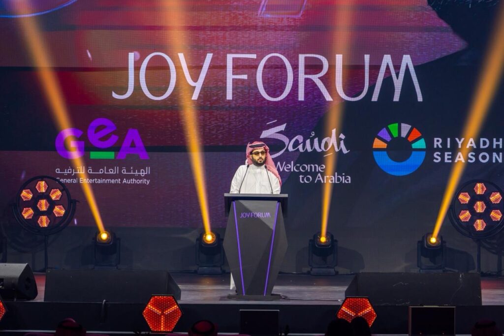 Turki Alalshikh Welcomes Guests of “Joy Forum 2025” in the “Entertainment Capital of the World” & Announces Agreements Exceeding 4 Billion SAR