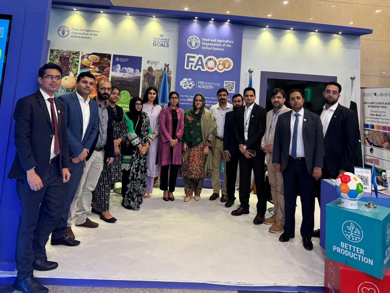 Here is a polished, newsroom-style press release based on your content: --- **FAO Showcases Data-Driven Innovation at National DataFest 2025** **Islamabad, 13 November 2025** – The Food and Agriculture Organization of the United Nations (FAO) Pakistan took center stage at the National DataFest 2025, held at the Pak-China Friendship Centre in Islamabad from 11–12 November. The two-day flagship event, organized by the Pakistan Bureau of Statistics (PBS), gathered policymakers, researchers, data scientists, and technology professionals to promote innovation, collaboration, and the growing impact of data on national development. FAO Pakistan set up an interactive exhibition booth highlighting its diverse portfolio of global and national data-driven platforms, including AQUASTAT, FAOSTAT, WaPOR, IPC, RIMA, the ACWA Portal, and the FAO eLearning Academy. Through multimedia displays, real-time demonstrations, and hands-on learning tools, FAO illustrated the importance of reliable and accessible data in advancing sustainable agriculture, water resource management, climate resilience, and food security. Representatives from FAO also participated in a high-level panel discussion, where experts from government, development partners, and the scientific community emphasized the need for open, standardized, and trustworthy data to shape evidence-based policies and strengthen development planning. FAO underscored its commitment to supporting Pakistan in leveraging data for informed decision-making aligned with the Sustainable Development Goals (SDGs). FAO’s engagement at National DataFest 2025 reaffirmed its dedication to enhancing institutional capacity, improving data accessibility, and fostering innovation across Pakistan’s agriculture and food systems. By promoting collaboration and knowledge exchange, the organization continues to empower stakeholders to adopt solutions that drive economic growth, resilience, and long-term national progress. The National DataFest stands as a dynamic platform for learning and innovation, reinforcing the vital role of data as a catalyst for development and a foundation for building a food-secure, sustainable future for Pakistan. The pakistan times 