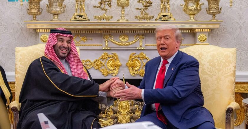 U.S. President Welcomes HRH the Crown Prince to White House, Both Leaders Chair Summit