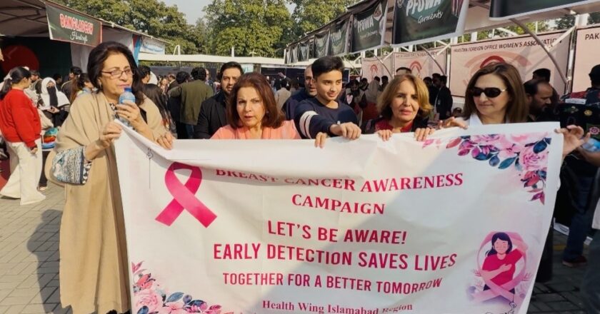 Health Wing Islamabad Region to Host Breast Cancer Awareness Stall at PFOWA Bazaar