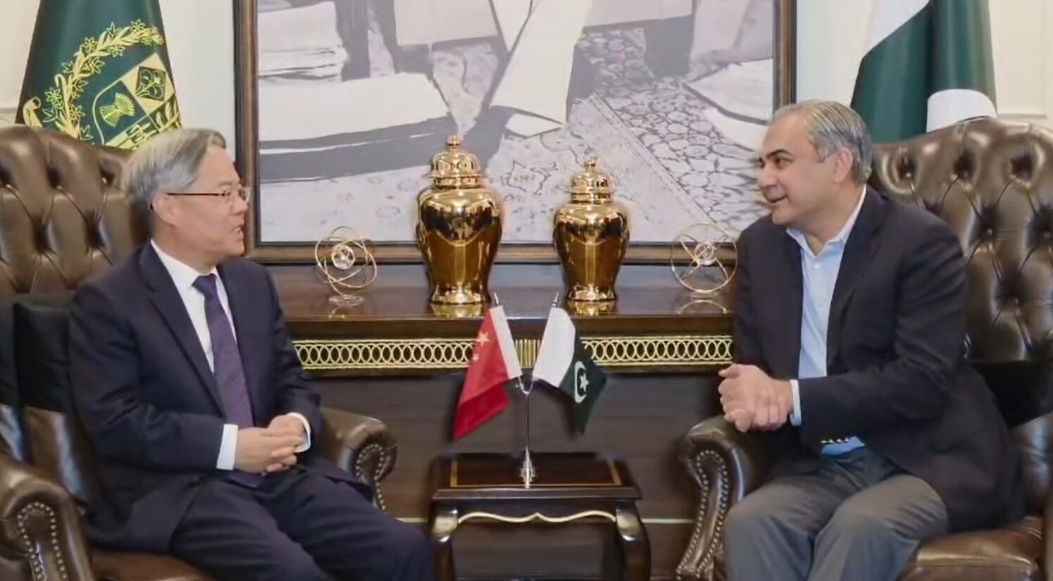 Chinese Ambassador Calls on Interior Minister Mohsin Naqvi