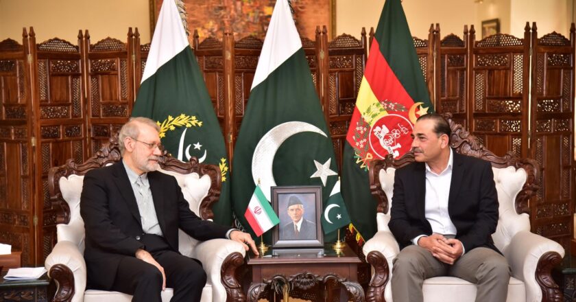 Secretary of Supreme National Security Council of Iran (NSA Iran), called on Field Marshal Syed Asim Munir: ISPR