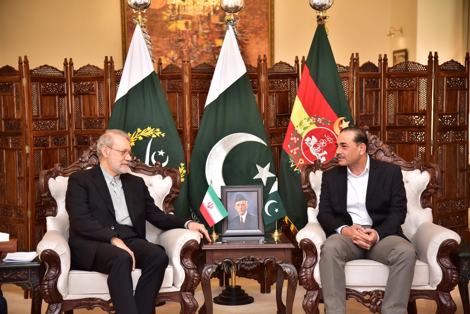 Secretary of Supreme National Security Council of Iran (NSA Iran), called on Field Marshal Syed Asim Munir: ISPR