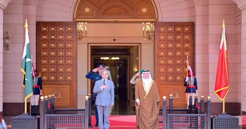 Meeting of Prime Minister with the Crown Prince of Bahrain