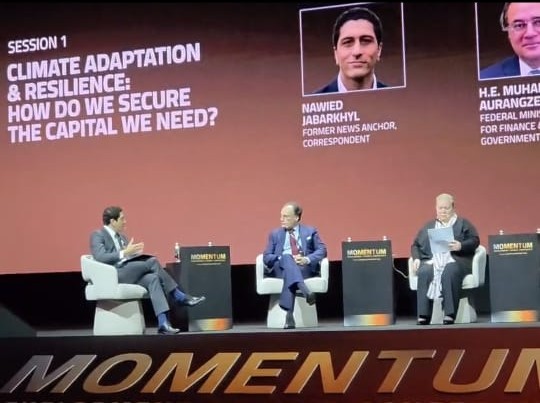 Climate Resilience Must Be Mainstreamed in Global Finance, Aurangzeb Tells Riyadh Conference
