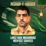 Armed Forces Pay Tribute to Lance Naik Muhammad Mehfooz Shaheed on Martyrdom Anniversary: ISPR