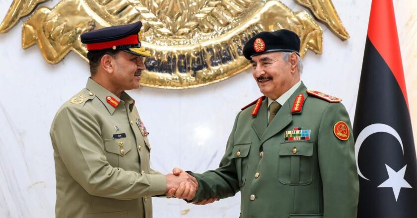 Field Marshal Syed Asim Munir(CDF) called on Commander-in-Chief of the Libyan Arab Armed Forces and Deputy Commander-in-Chief of the Libyan Arab Armed Forces: ISPR
