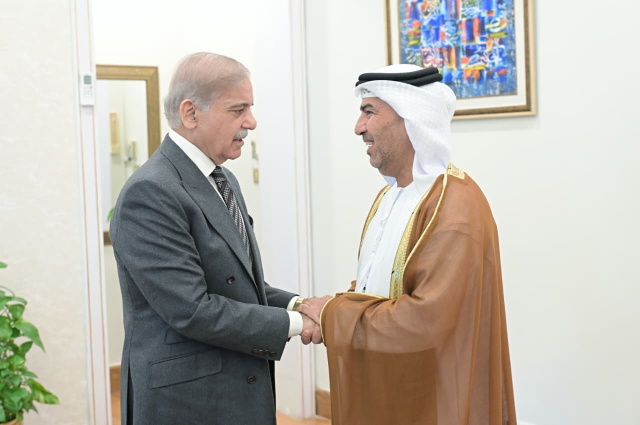 H.E. Salem Mohammed Salem Al Bawab Al Zaabi, Ambassador of the United Arab Emirates (UAE) to Pakistan calls on Prime Minister Muhammad Shehbaz Sharif