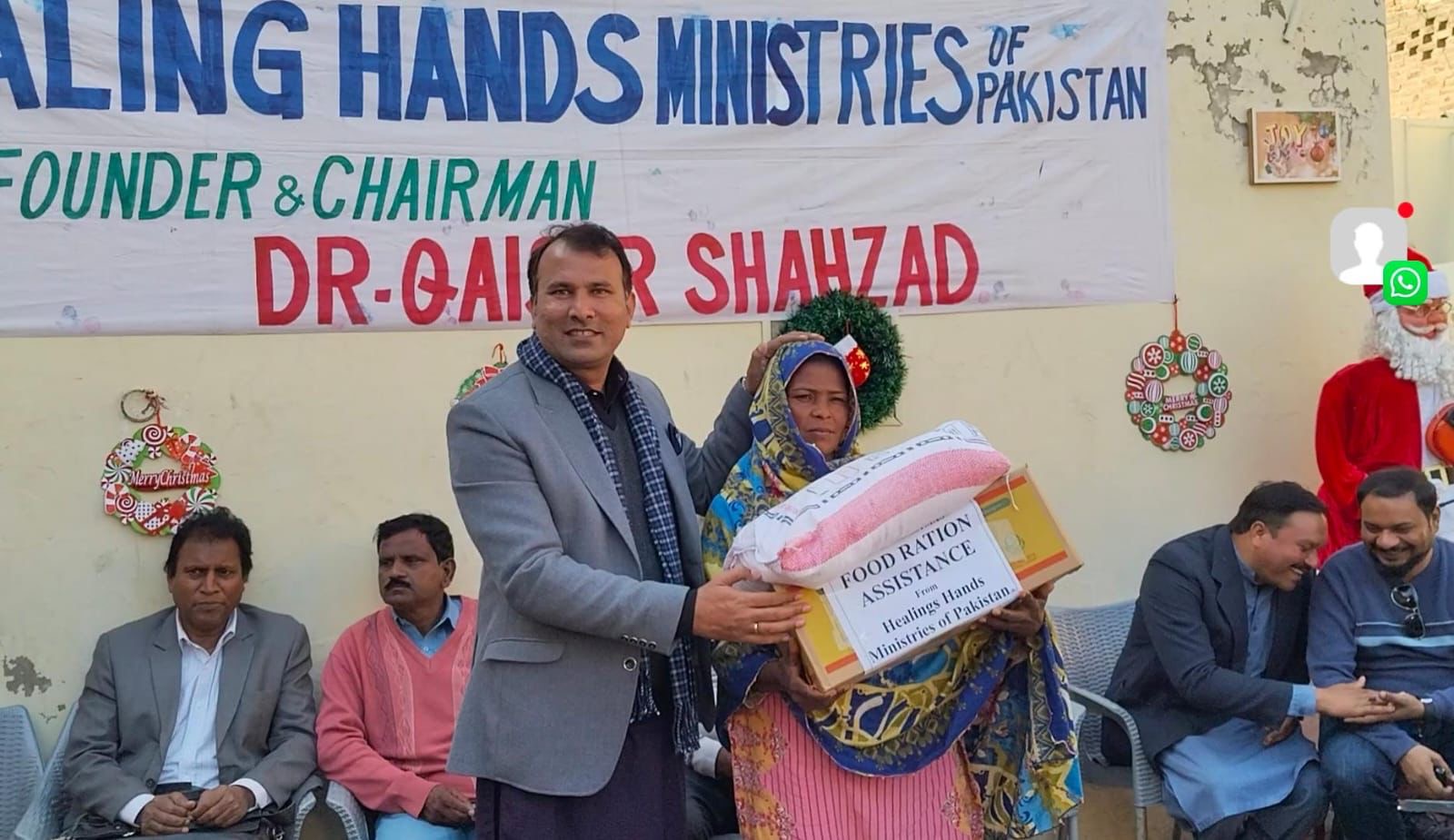 Ration Bags Distributed Among 1,000 Christian Families on Christmas The Pakistan times