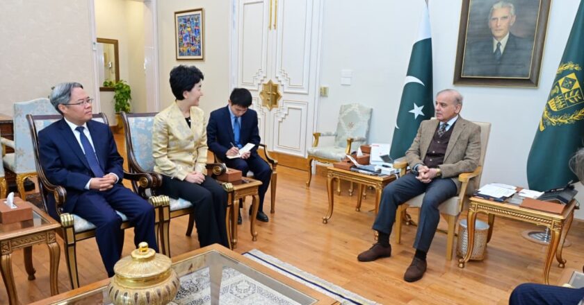 Vice Minister of IDCPC Calls on Prime Minister Shehbaz Sharif