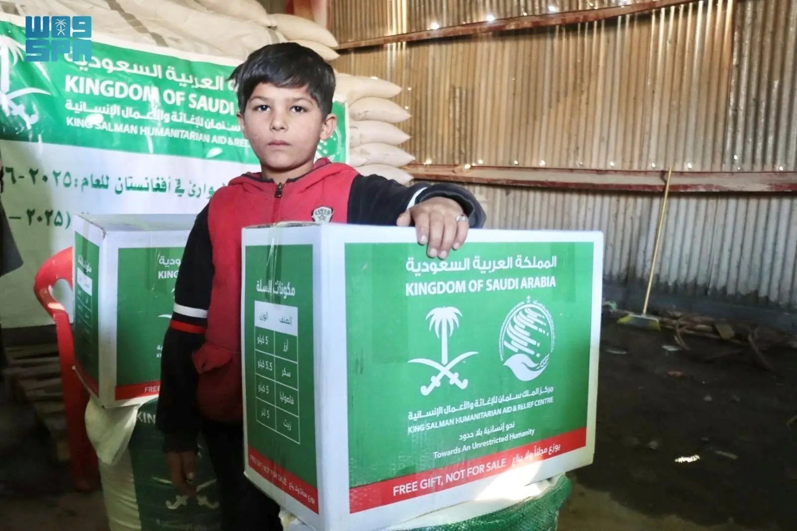 KSrelief Distributes Food Baskets to Vulnerable Families in Taloqan, Afghanistan