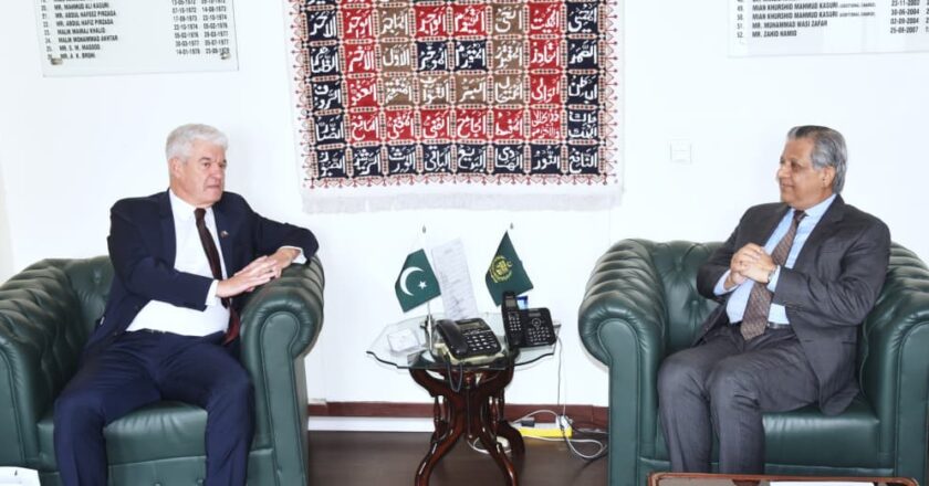 Federal Minister for Law and Justice, Senator Azam Nazeer Tarar, met with H.E. Manuel Frederico Pinheiro da Silva, High Commissioner of Portugal to Pakistan