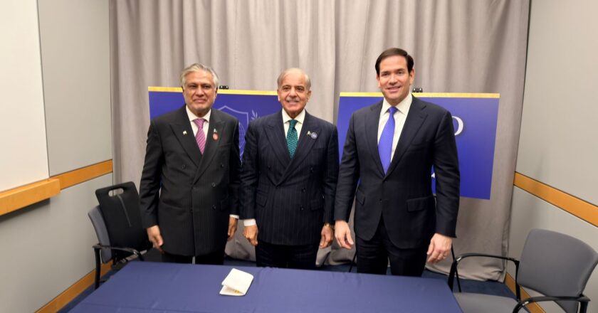 Prime Minister Shehbaz Sharif Holds Meeting with U.S. Secretary of State Marco Rubio in Washington