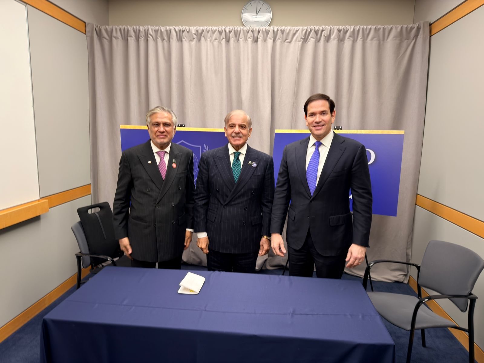 Prime Minister Shehbaz Sharif Holds Meeting with U.S. Secretary of State Marco Rubio in Washington