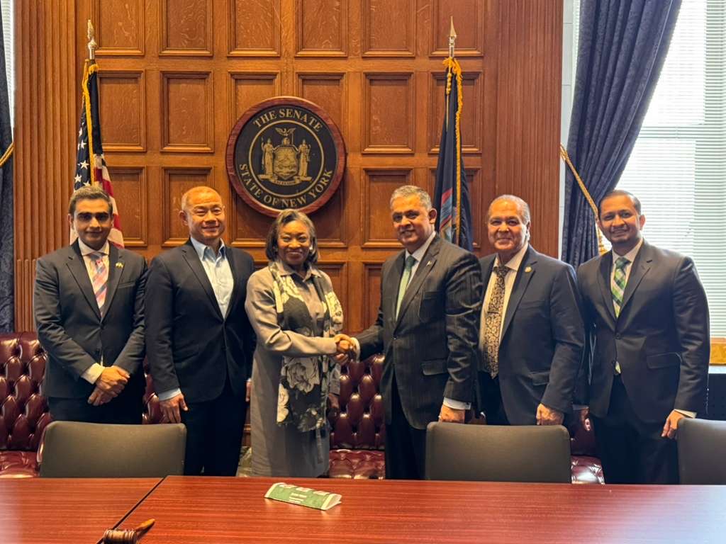 *Consulate General of Pakistan, New York*******Press Release**New York State Legislature Adopts a Landmark Resolution Proclaiming Pakistani-American Business Celebration Day*In continued recognition of the outstanding contributions of the Pakistani-American community, the New York State Assembly and Senate adopted a Legislative Resolution proclaiming March 18, 2026, as “Pakistani-American Business Celebration Day” in the State of New York.The resolution recognizes the pivotal role of Pakistani-American entrepreneurs and business leaders in driving economic growth, generating employment, and enriching the cultural diversity of New York State. It highlights their contributions across key sectors including retail, hospitality, technology, finance, healthcare, and real estate, while underscoring their role as vital economic and cultural bridges between the United States and Pakistan. It further emphasizes opportunities for enhanced trade and investment cooperation between Pakistan and the State of New York.Ambassador of Pakistan to the United States, H.E. Rizwan Saeed Sheikh, along with Consul General Aamer Ahmed Atozai and Trade and Investment Counsellor Adnan Mehmood Awan, attended the proceedings at the New York State Legislature in Albany. On the sidelines, the Ambassador held a meeting with the President Pro Tempore and Majority Leader of the New York State Senate, Senator Andrea Stewart-Cousins, to discuss avenues for further strengthening economic and institutional cooperation between Pakistan and the State of New York.A reception was also held at the Legislature to celebrate the passage of the resolution. It was attended by New York State Senator Leroy Comrie, Senator Jessica Scarcella-Spanton, Assembly Members Phil Ramos, William Colton, Steve Stern, Robert C. Carroll, Steven Raga, Jenifer Rajkumar, Steven Chan, and other distinguished participants.In his remarks, Ambassador Rizwan Saeed Sheikh expressed deep appreciation for the leadership of Senator John Liu and Assembly Member Nader Sayegh, as well as the dedicated efforts of the American Pakistani Advocacy Group (APAG), under the stewardship of its President Mr. Ali Rashid and his team. He noted that the growing frequency of high-level engagements and recent positive developments in Pakistan–U.S. relations have created renewed momentum in bilateral ties. Emphasizing the action-oriented dimension of the resolution, particularly its focus on deepening trade and economic linkages, the Ambassador stressed that the time has now come to translate this positive trajectory into tangible outcomes. He described the initiative as both a culmination of sustained collective efforts and a forward-looking investment in the future, underscoring that durable partnerships must be anchored in strong economic relations that can endure beyond individual tenures and be carried forward by future generations.Passage of the resolution reflects continued bipartisan support and growing recognition of the Pakistani-American community’s invaluable contributions to the economic vitality and social fabric of New York State.The general sentiment in proclaiming Pakistani- American Businesses Celebration Day was best captured by
Senator Jessica Ramos in her statement on the Senate floor. “ The Pakistani American community is an important part of the success story and has contributed significantly to make New York a place worth living”, she mentioned.New York
18 March 2026
Tge pakistan times