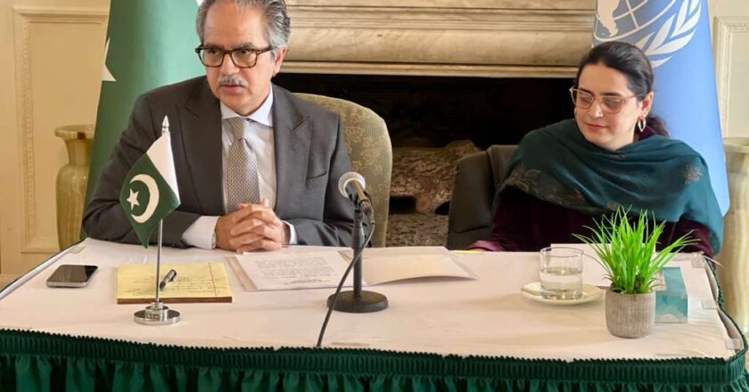 Pakistan’s UN Envoy Briefs Manhattan University Students on Multilateralism and Global Challenges