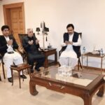 Deputy Chairman Senate, Syedal Khan Nasir, visited the residence of renowned social figure Malik Ikhlaq Ahmed in Islamabad to offer his condolences and recite Fateha