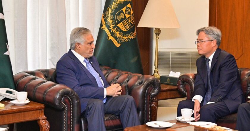Pakistan Reaffirms Strong Strategic Partnership with China During Meeting Between DPM/FM Ishaq Dar and Chinese Ambassador Jiang Zaidong