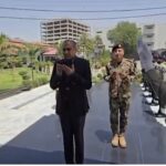 Interior Minister laid a floral wreath at the Martyrs’ Monument and offered Fateha, paying rich tribute to the martyrs of the Pakistan Coast Guards