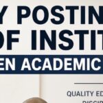 Timely Posting of Heads of Institutions to Strengthen Academic Leadership