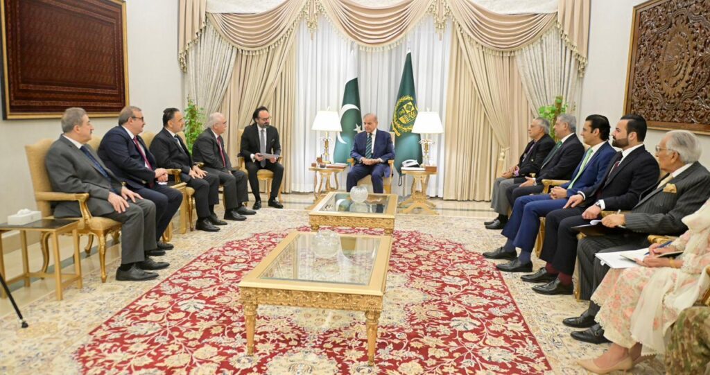 Prime Minister Shehbaz Sharif Meets President of the Constitutional Court of Türkiye Kadir Özkaya