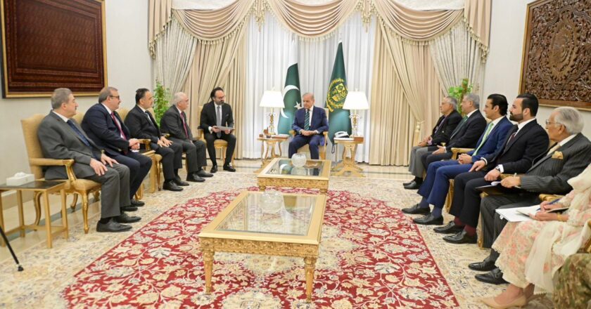 Prime Minister Shehbaz Sharif Meets President of the Constitutional Court of Türkiye Kadir Özkaya