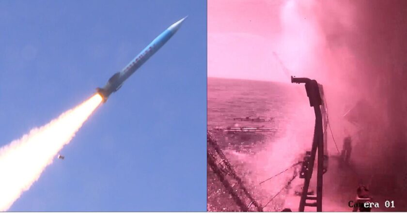 Pakistan Navy Successfully Conducts Live Firing of Indigenously Developed Ship-Launched Anti-Ship Missile