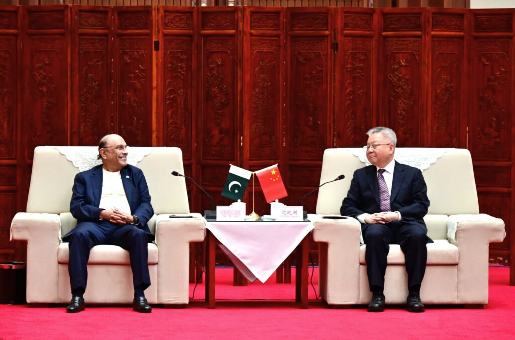 President Zardari Engages Hunan Leadership, Explores Cooperation in Key Sectors