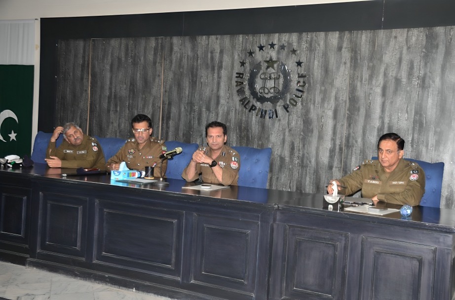 Rawalpindi Police on High Alert to Ensure Foolproof Security During Arrival of Foreign Delegations Rawalpindi: In line with the directives of City Police Officer (CPO) Syed Khalid Mehmood Hamdani, Rawalpindi Police has placed the city on high security alert to ensure comprehensive and foolproof arrangements during the arrival and movement of foreign delegations. Extraordinary security measures have been implemented across the city. Senior officers including CPO Rawalpindi, DPO Chakwal, DPO Murree, SSP Operations, SSP Investigation, Chief Traffic Officer, Divisional SPs, SDPOs, and other officials are personally present in the field, supervising security duties. More than 5,000 police officers and personnel have been deployed, with over 350 special pickets established. Strict monitoring is being carried out at all entry and exit points of the city, while additional personnel have been deployed on major highways. A high-level meeting chaired by the CPO Rawalpindi was held at Police Lines Headquarters, where directions were issued to ensure foolproof security at all costs. The meeting was attended by senior police officials from across the region. Elite Force, Dolphin Force, police mobile units, and other quick response teams are on high alert and actively patrolling the city. Due to security concerns, certain key routes, markets, shops, and hotels have been temporarily closed, with strict surveillance and security deployment in place. Additionally, bus terminals have been temporarily shut down, and strict checking mechanisms have been enforced at all entry points. Search, sweep, combing, and intelligence-based operations have been intensified across the city, with strict monitoring of suspicious individuals. Security around sensitive installations, key public and private locations, and residential areas has been further enhanced. The Safe City system, CCTV cameras, and modern technology are being utilized for 24/7 monitoring, with real-time situation reports being reviewed continuously from the control room. A special traffic plan has also been devised to maintain smooth traffic flow, with alternative routes provided for the convenience of citizens. CPO Rawalpindi Syed Khalid Mehmood Hamdani stated that all available resources are being utilized to ensure foolproof security and the protection of life and property of citizens.