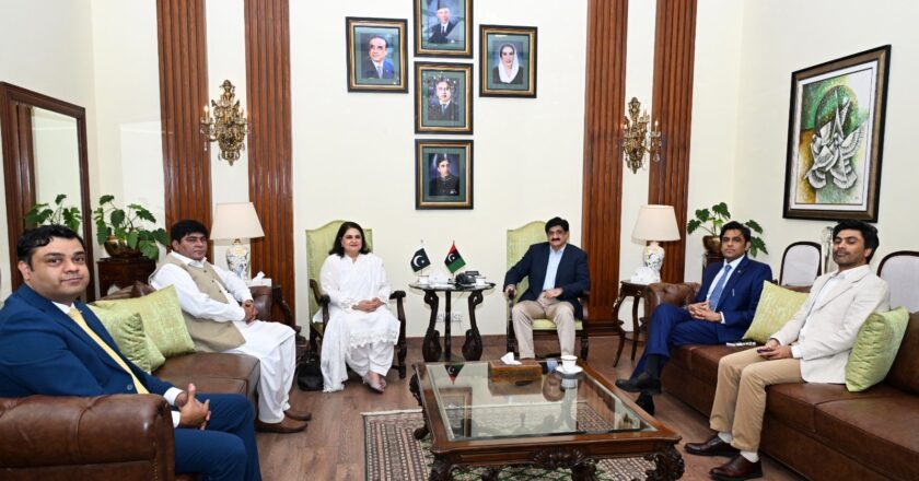 چیئرپرسن بی آئی ایس پی سینیٹر روبینہ خالد کی وزیر اعلیٰ سندھ سید مراد علی شاہ سے اہم ملاقات