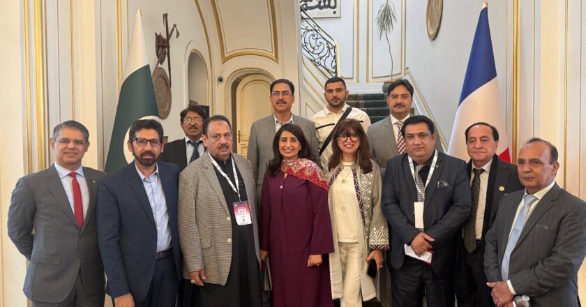 PFUJ DELEGATION MEETS AMBASSADOR OF PAKISTAN TO FRANCE