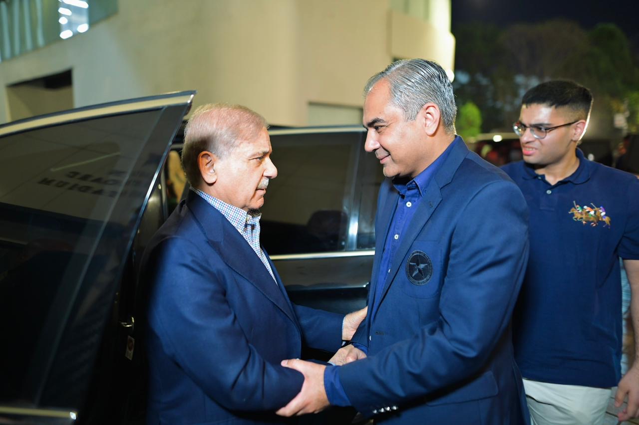 Prime Minister Shehbaz Sharif attends Pakistan Super League Final at Gaddafi Stadium