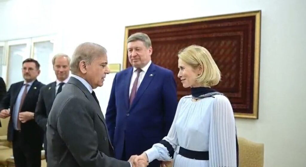 Prime Minister Muhammad Shehbaz Sharif Meets EU High Representative Kaja Kallas