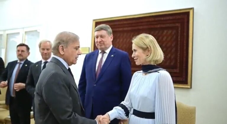 Prime Minister Muhammad Shehbaz Sharif Meets EU High Representative Kaja Kallas