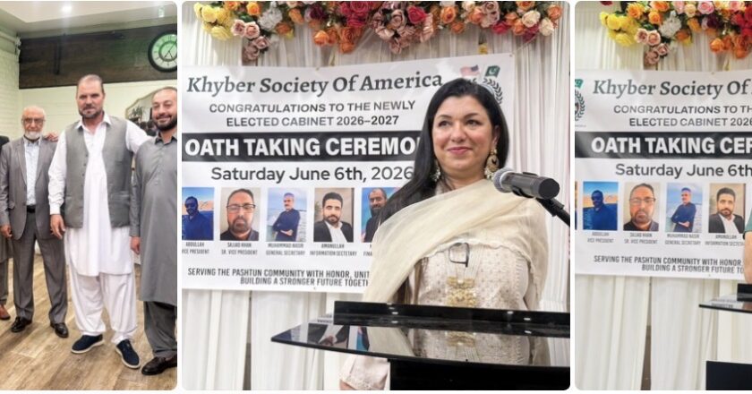 Consul General Attends Oath-Taking Ceremony of Khyber Society of America