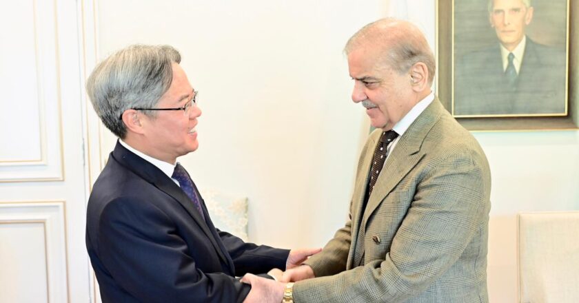Prime Minister Shehbaz Sharif Meets Chinese Ambassador Jiang Zaidong