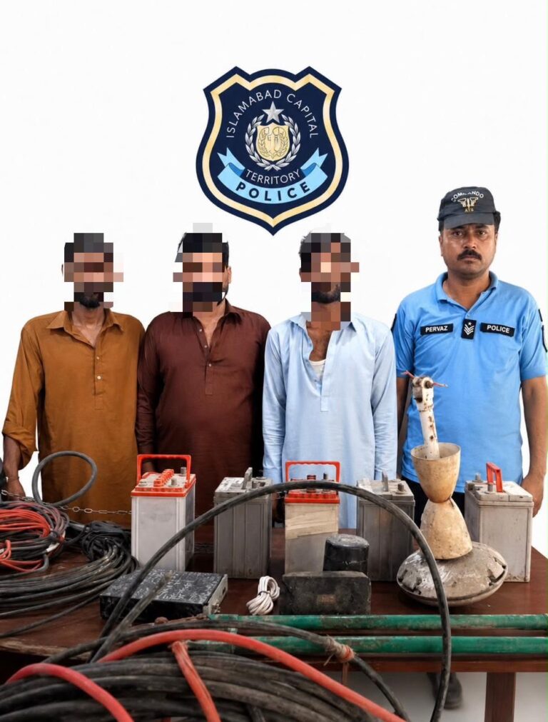 Islamabad Police Continue Crackdown on Criminal Elements