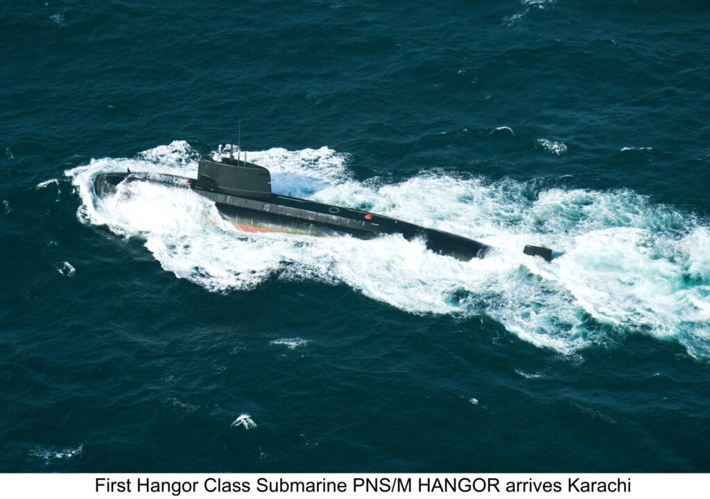 First Hangor-Class Submarine PNS/M HANGOR Arrives in Karachi, Marking Major Milestone in Pakistan Navy Modernisation