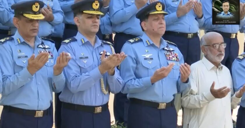 PAF Honours Group Captain Asim Tariq Shaheed with Full Military Honours: ISPR
