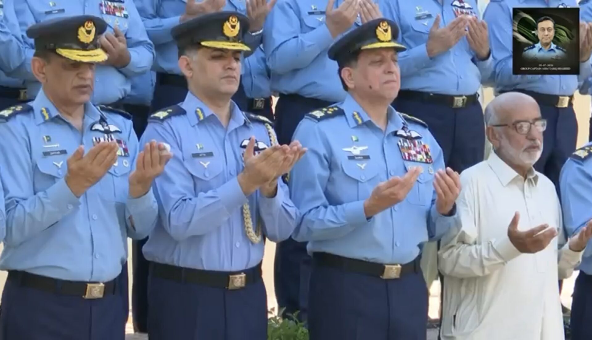 PAF Honours Group Captain Asim Tariq Shaheed with Full Military Honours: ISPR
