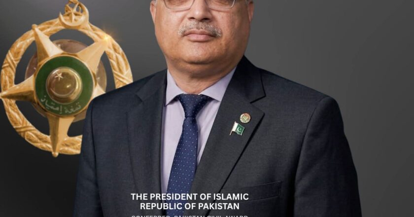 Professor Dr. Nasir Mahmood Conferred Tamgha-e-Imtiaz for Services to Education