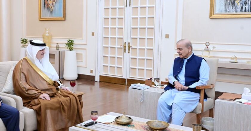 Saudi Ambassador Pays Farewell Call on Prime Minister Shehbaz Sharif